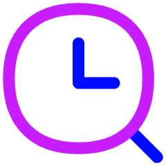 Search History Browser Icon from Flex Neon Set