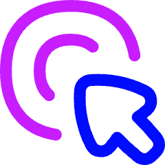 Arrow Cursor Click 2 Icon from Flex Neon Set