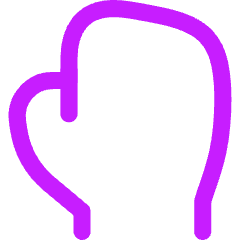 Hand Grab Icon from Flex Neon Set