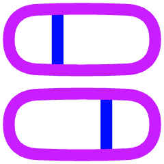 Dashboard Horizontal Pills Split 2 Icon from Flex Neon Set