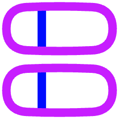 Dashboard Horizontal Pills Split Left Icon from Flex Neon Set