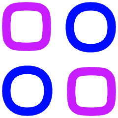 Dashboard Mix Circle Square 2 Icon from Flex Neon Set