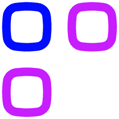 Dashboard Square Three Icon from Flex Neon Set