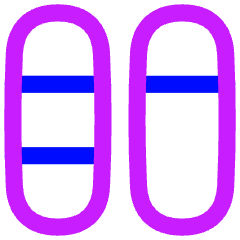 Dashboard Vertical Pills Split 3 Icon from Flex Neon Set