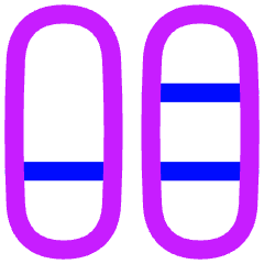 Dashboard Vertical Pills Split 4 Icon from Flex Neon Set