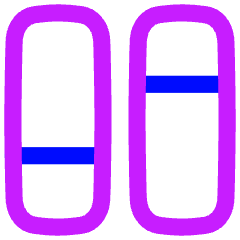 Dashboard Vertical Rectangle Split 1 Icon from Flex Neon Set