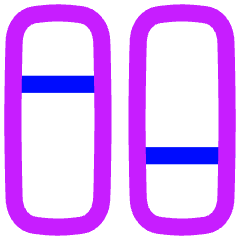 Dashboard Vertical Rectangle Split 2 Icon from Flex Neon Set