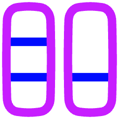 Dashboard Vertical Rectangle Split 6 Icon from Flex Neon Set