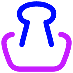 Binder Clip Icon from Flex Neon Set