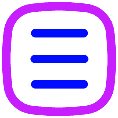 Grid Rules Icon from Flex Neon Set