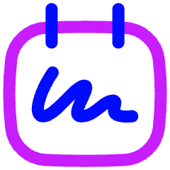 Notepad Sketchpad Icon from Flex Neon Set