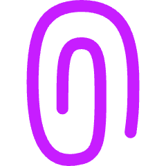 Paperclip 2 Icon from Flex Neon Set