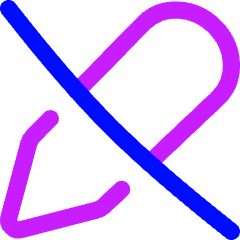 Pencil Slash Icon from Flex Neon Set