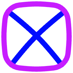 Rectangle Frame Icon from Flex Neon Set