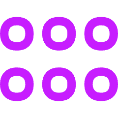 Reorder Dots Horizontal Icon from Flex Neon Set