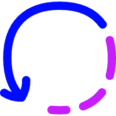 Rotate Left 3 Icon from Flex Neon Set