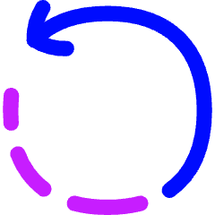 Rotate Left Icon from Flex Neon Set