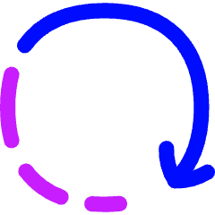 Rotate Right 3 Icon from Flex Neon Set