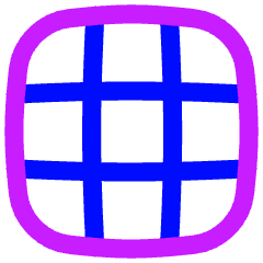 Show Grid Icon from Flex Neon Set
