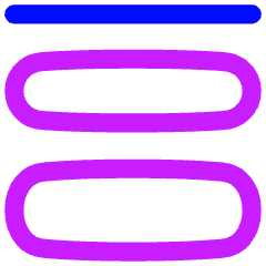 Vector Stroke Weight Icon from Flex Neon Set