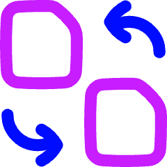 Convert PDF 1 Icon from Flex Neon Set