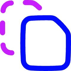 Copy Document Icon from Flex Neon Set