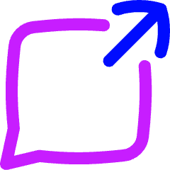 Cross Reference Icon from Flex Neon Set