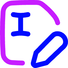 Edit PDF Icon from Flex Neon Set