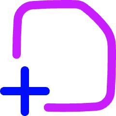 File Add Alternate Icon from Flex Neon Set