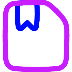 File Bookmark Icon from Flex Neon Set