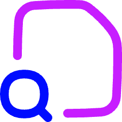 File Search Icon from Flex Neon Set