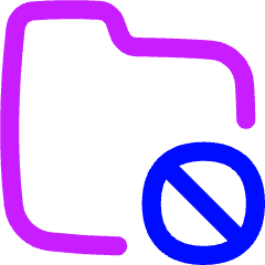 Folder Block Icon from Flex Neon Set