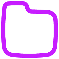 New Folder Icon from Flex Neon Set