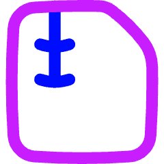 Zip File Icon from Flex Neon Set