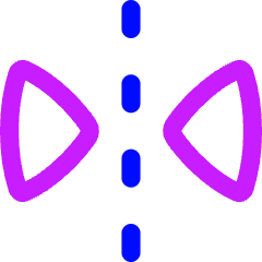 Flip Horizontal Arrow 1 Icon from Flex Neon Set