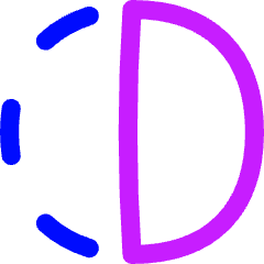 Flip Horizontal Circle 2 Icon from Flex Neon Set