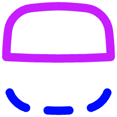 Flip Vertical Square 1 Icon from Flex Neon Set