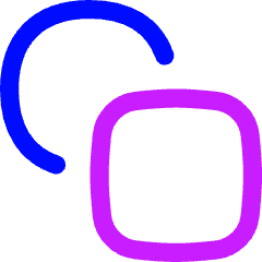 Circle And Square Shape Icon from Flex Neon Set
