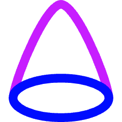 Cone Icon from Flex Neon Set