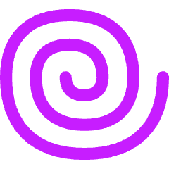 Spiral Shape Icon from Flex Neon Set