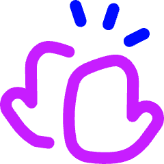 High Five Icon from Flex Neon Set