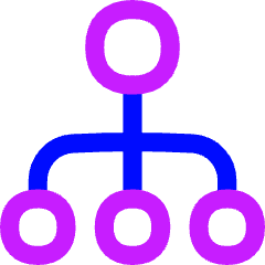 Hierarchy 2 Icon from Flex Neon Set