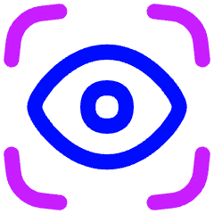 Iris Scan Icon from Flex Neon Set