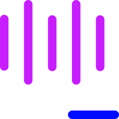 Voice Decrease Icon from Flex Neon Set