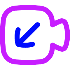 Incoming Video Call Icon from Flex Neon Set