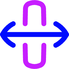 Slide Tool Icon from Flex Neon Set