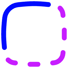 Border Corner Icon from Flex Neon Set