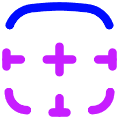 Border Top Icon from Flex Neon Set
