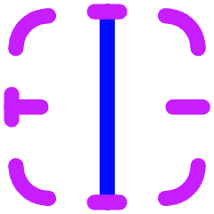 Border Vertical Icon from Flex Neon Set