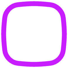 Layout Square Icon from Flex Neon Set
